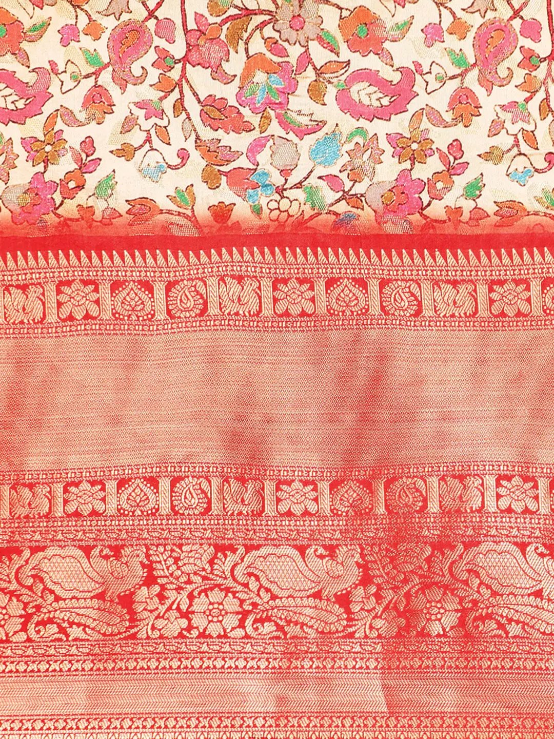 Exquisite Pashmina Digital Pattu Banarasi Silk Saree by My Store