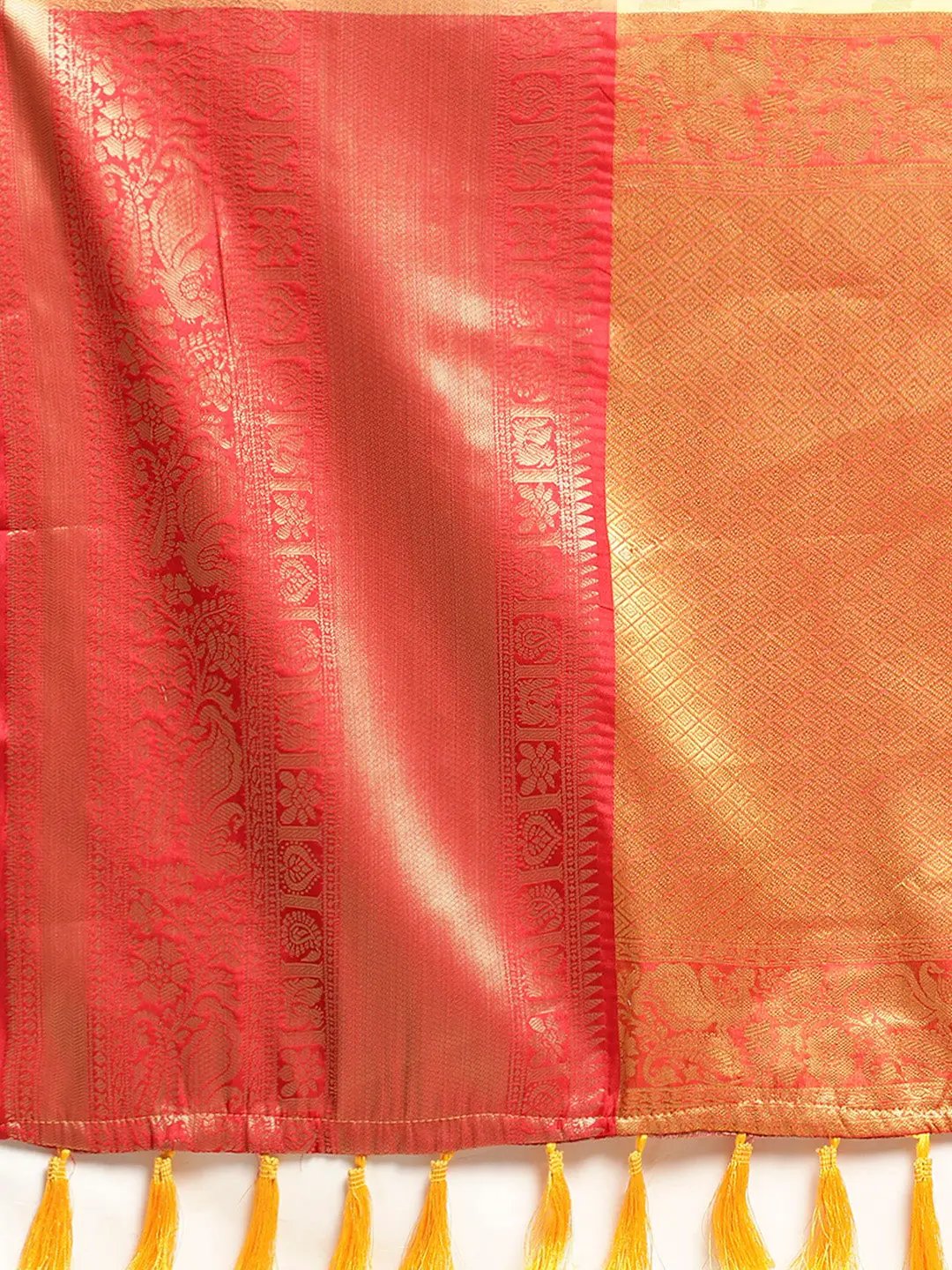 Exquisite Kalamkari Pattu Banarasi Silk Saree by My Store