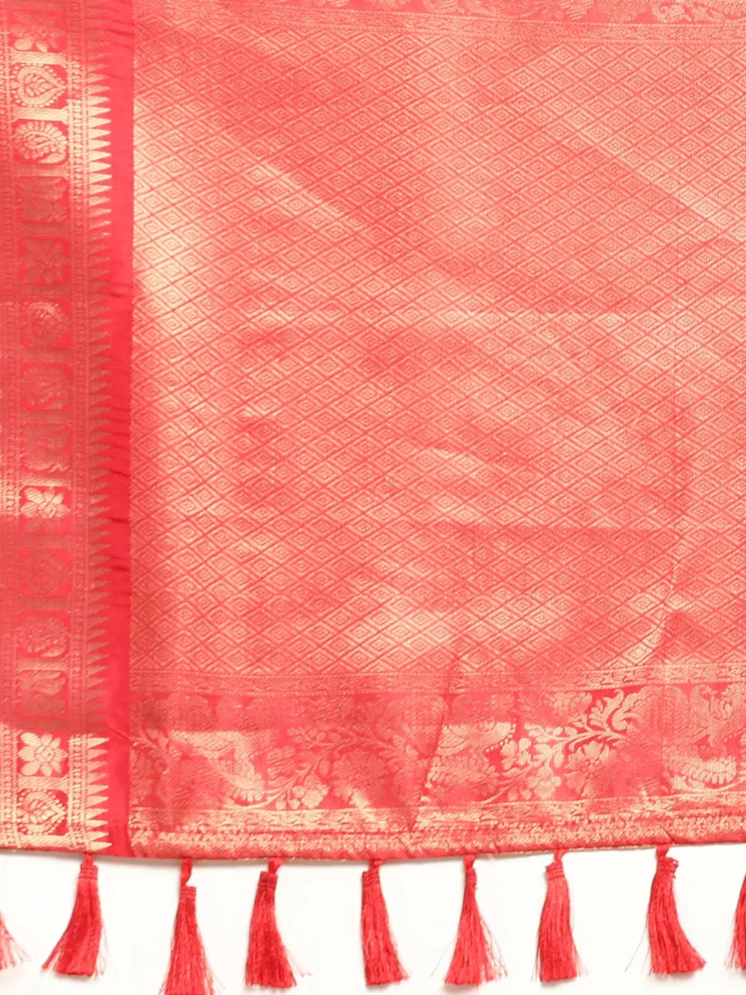 Exquisite Kalamkari Pattu Banarasi Silk Saree by My Store
