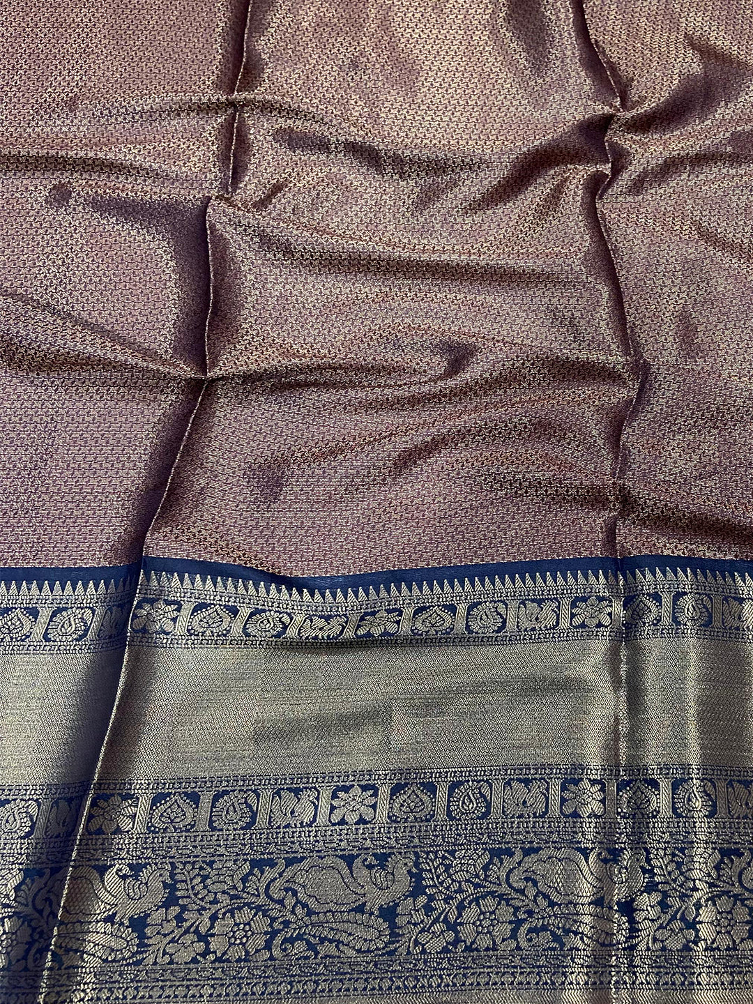 Intricate Soft Pink Banarasi Silk Saree by My Store