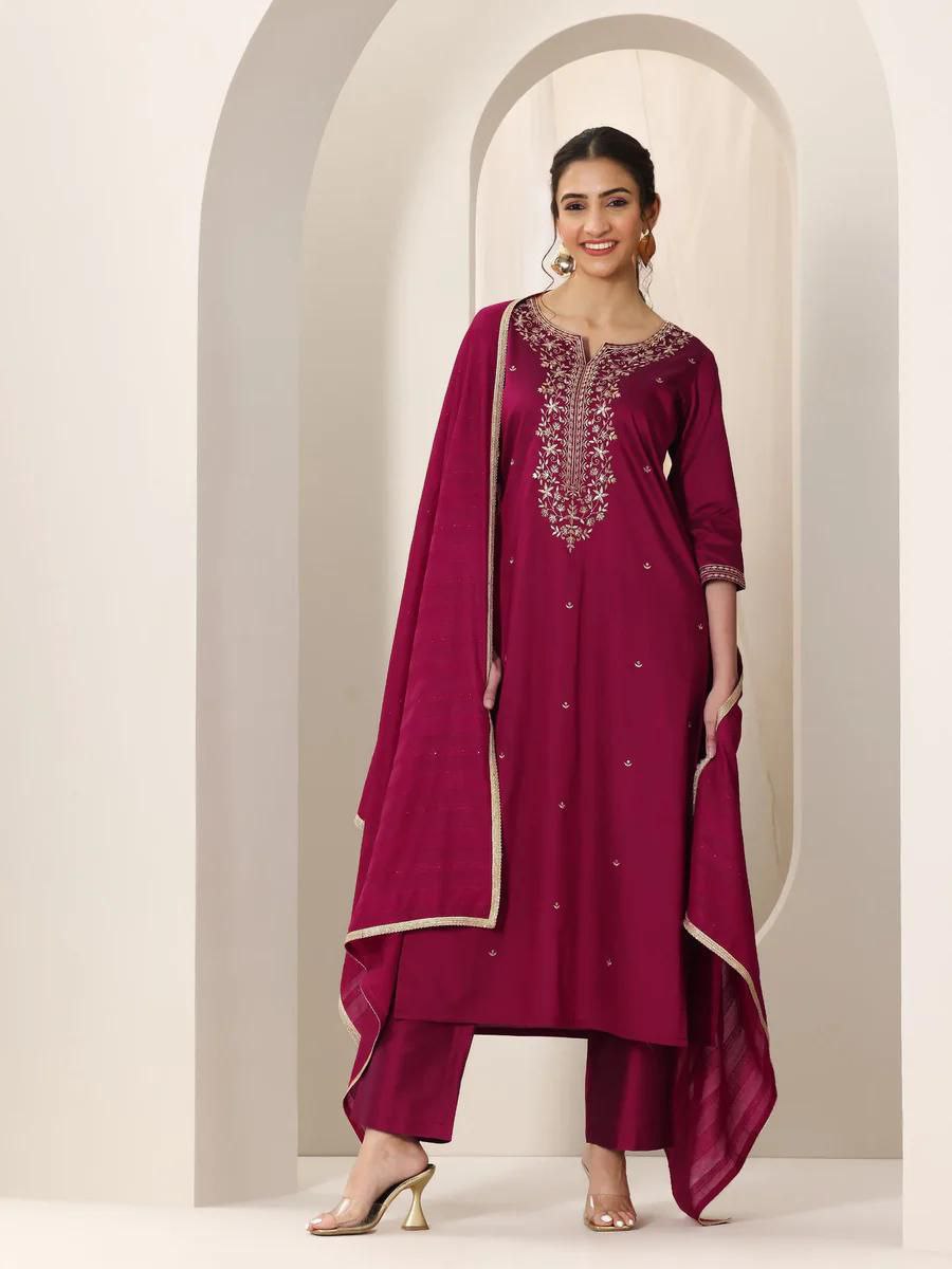 Elegant Maroon Kurta Set for Women