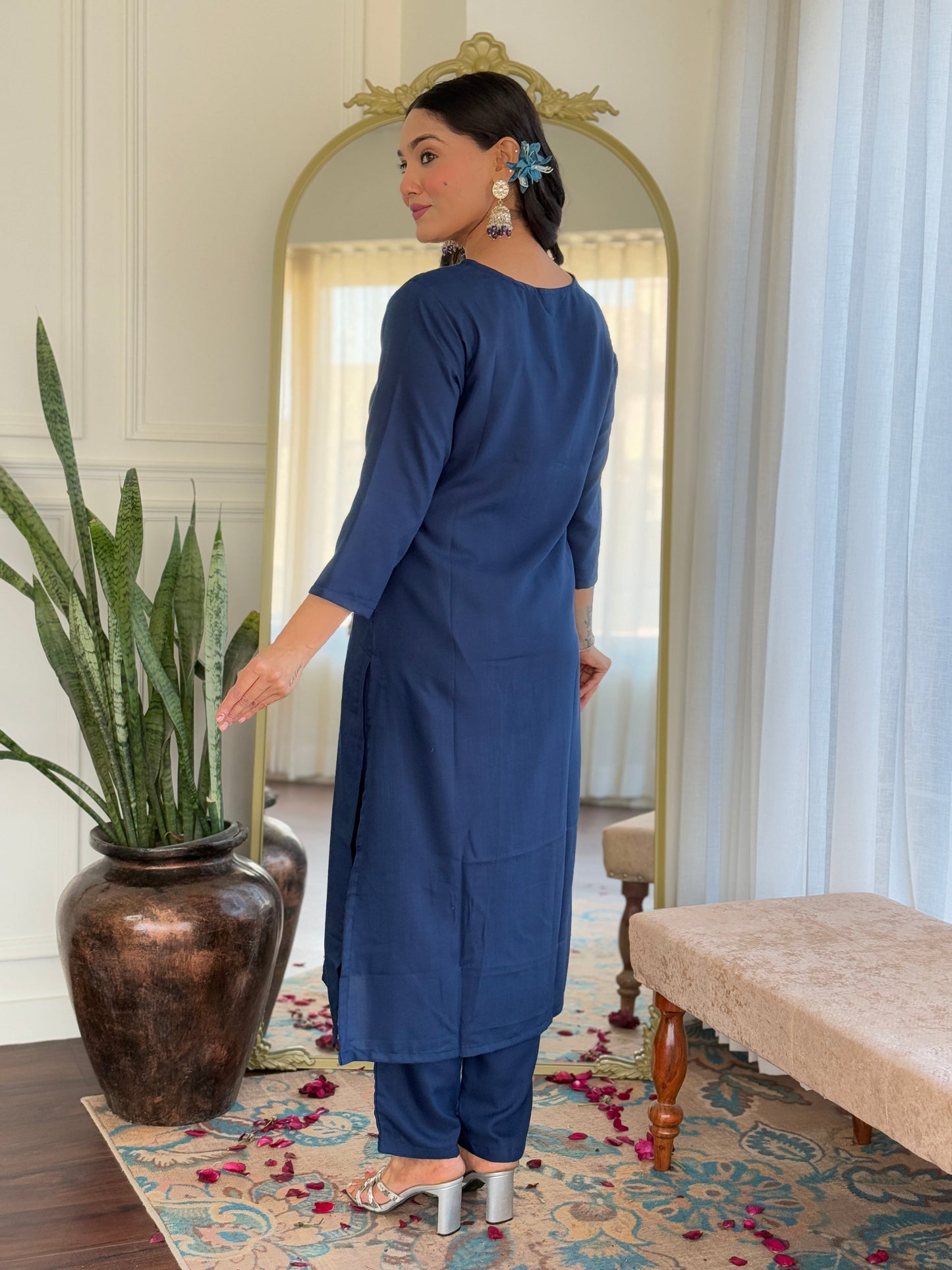 Blue Noir – Luxe Navy Kurta Set for Every Occasion
