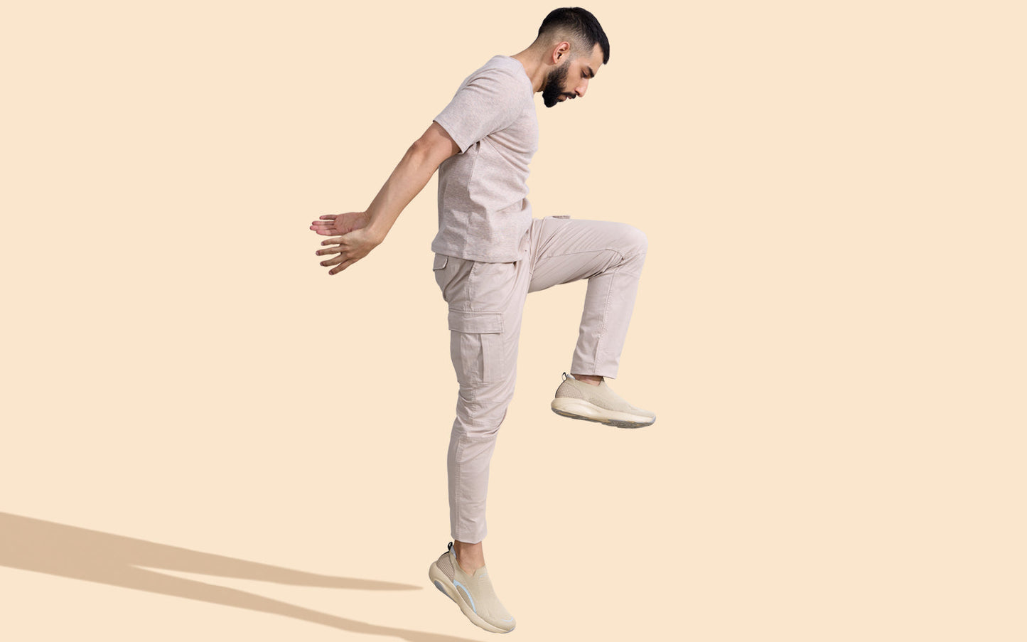 Begin Walk Ease For Men : Beige by My Store