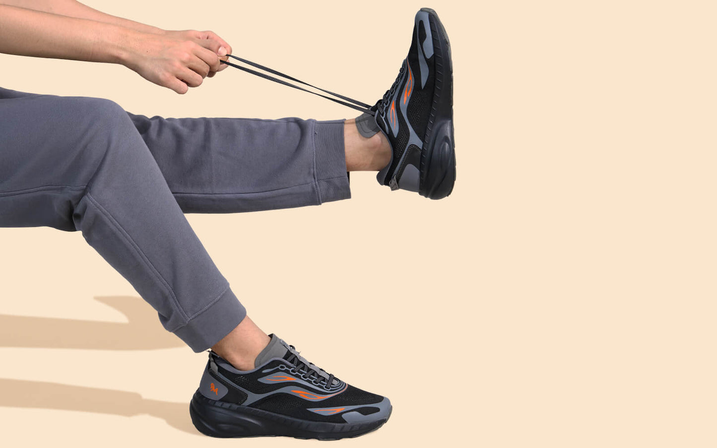 Begin Walk Flames For Men : Black by My Store