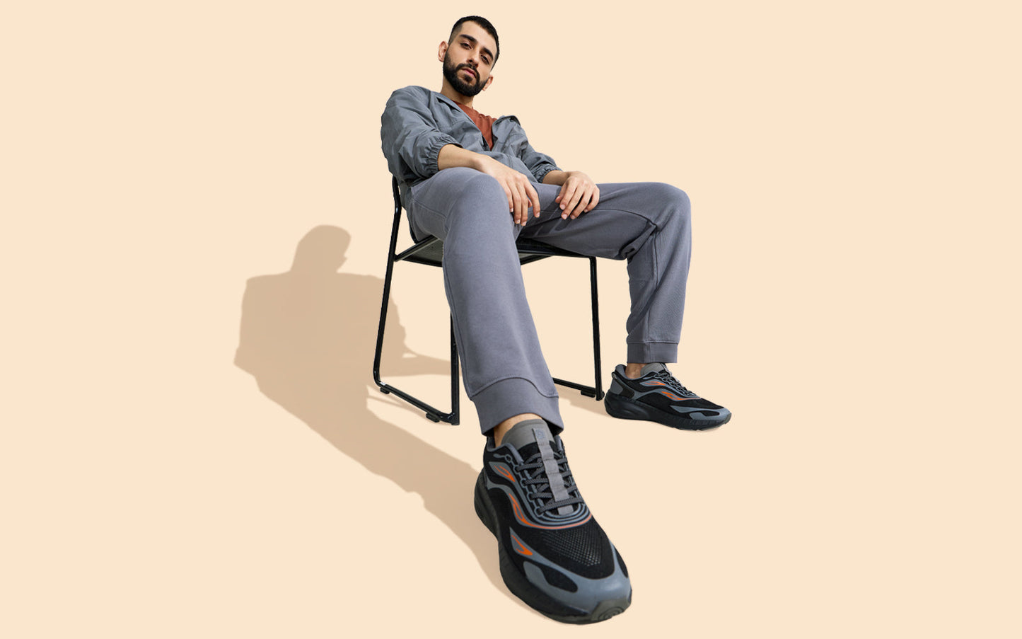 Begin Walk Flames For Men : Black by My Store
