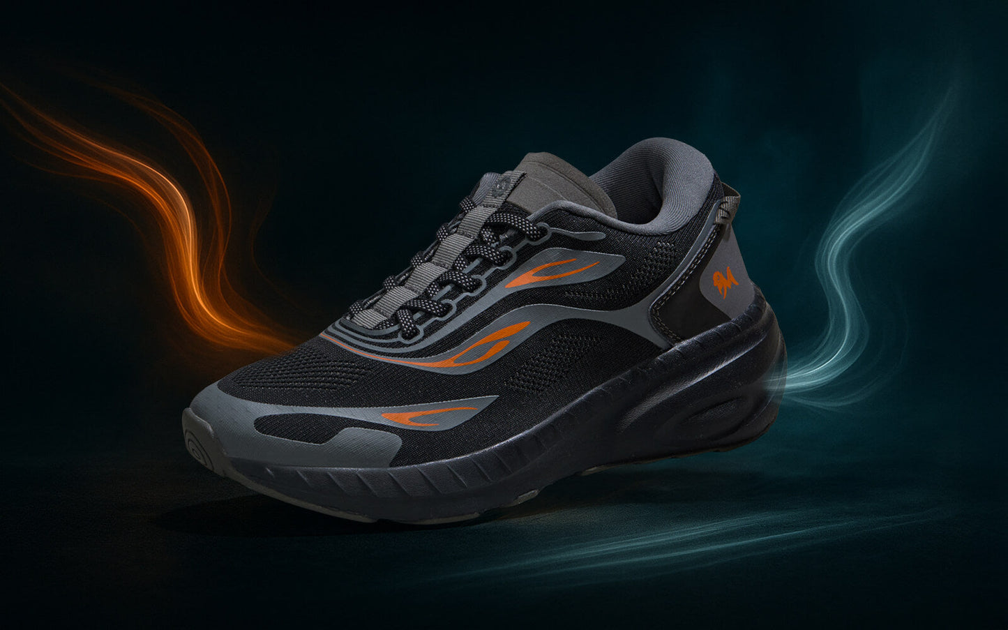 Begin Walk Flames For Men : Black by My Store