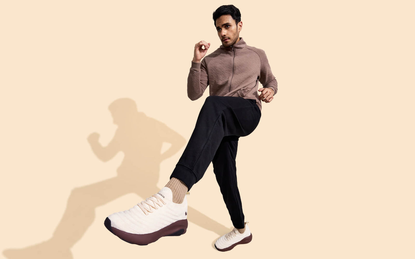 Begin Walk Glide : Ivory Brown by My Store