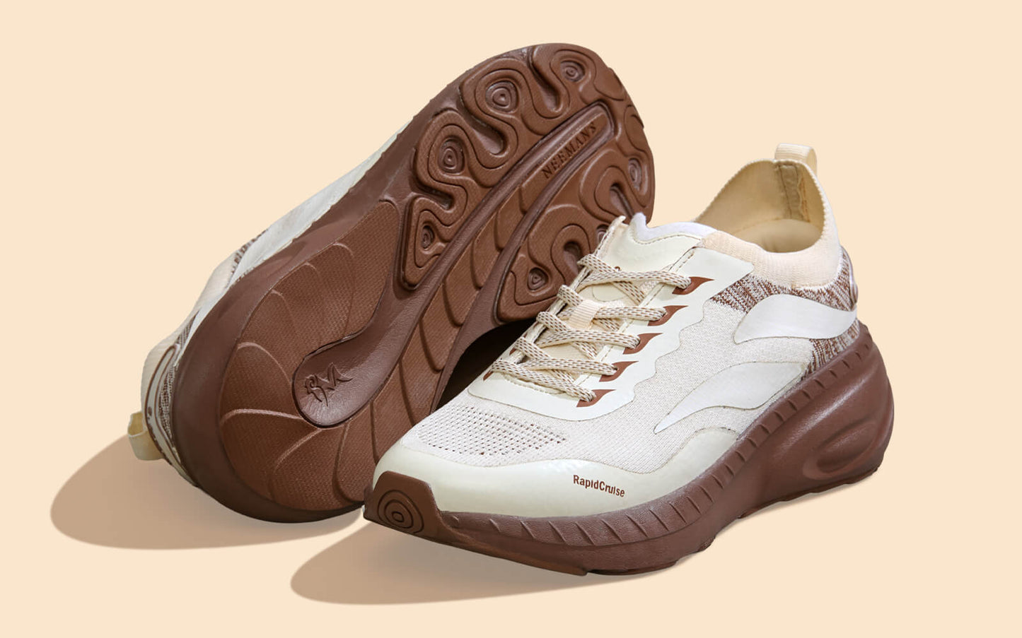 Begin Walk Pulse For Men : Ivory Brown by My Store