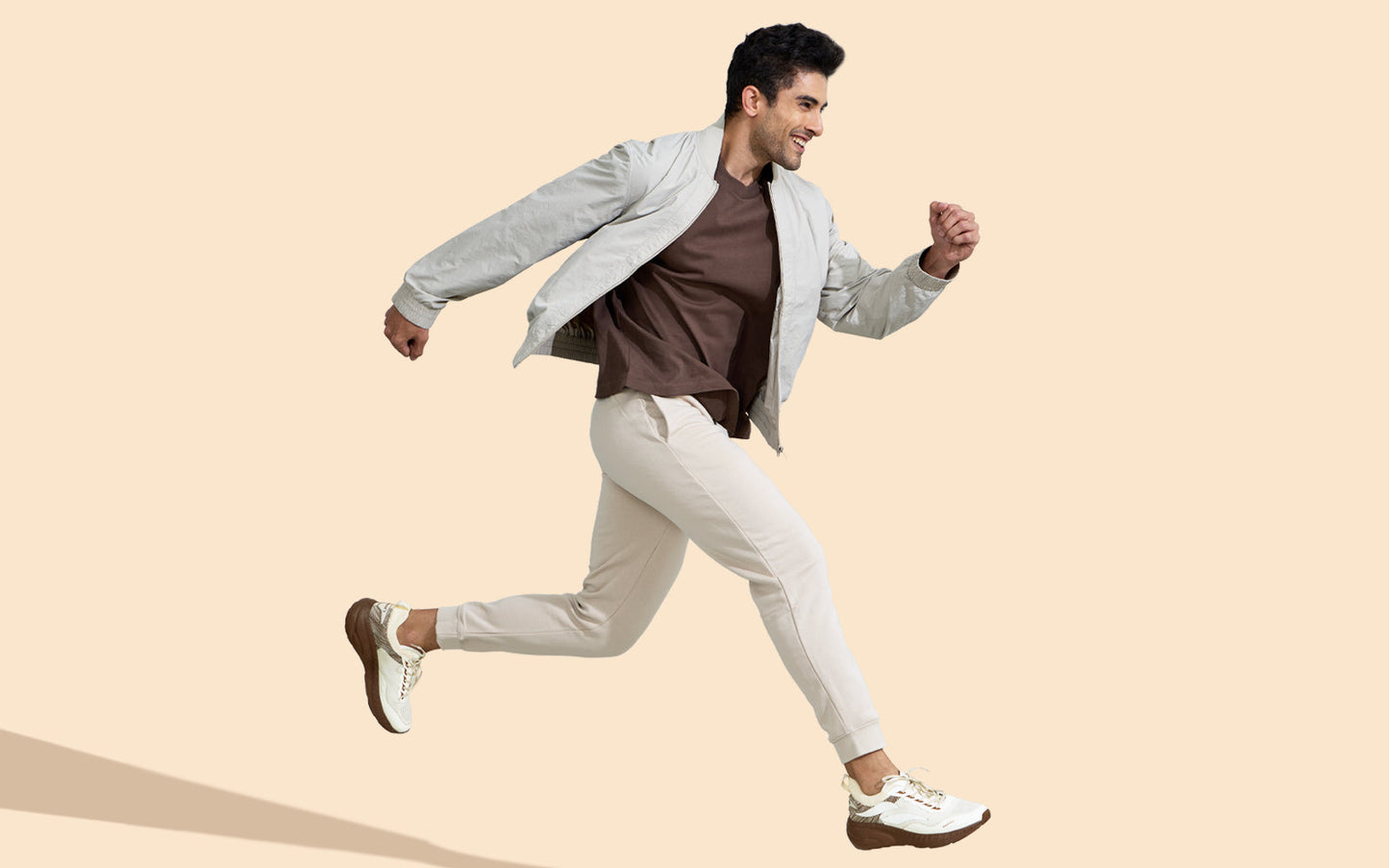 Begin Walk Pulse For Men : Ivory Brown by My Store
