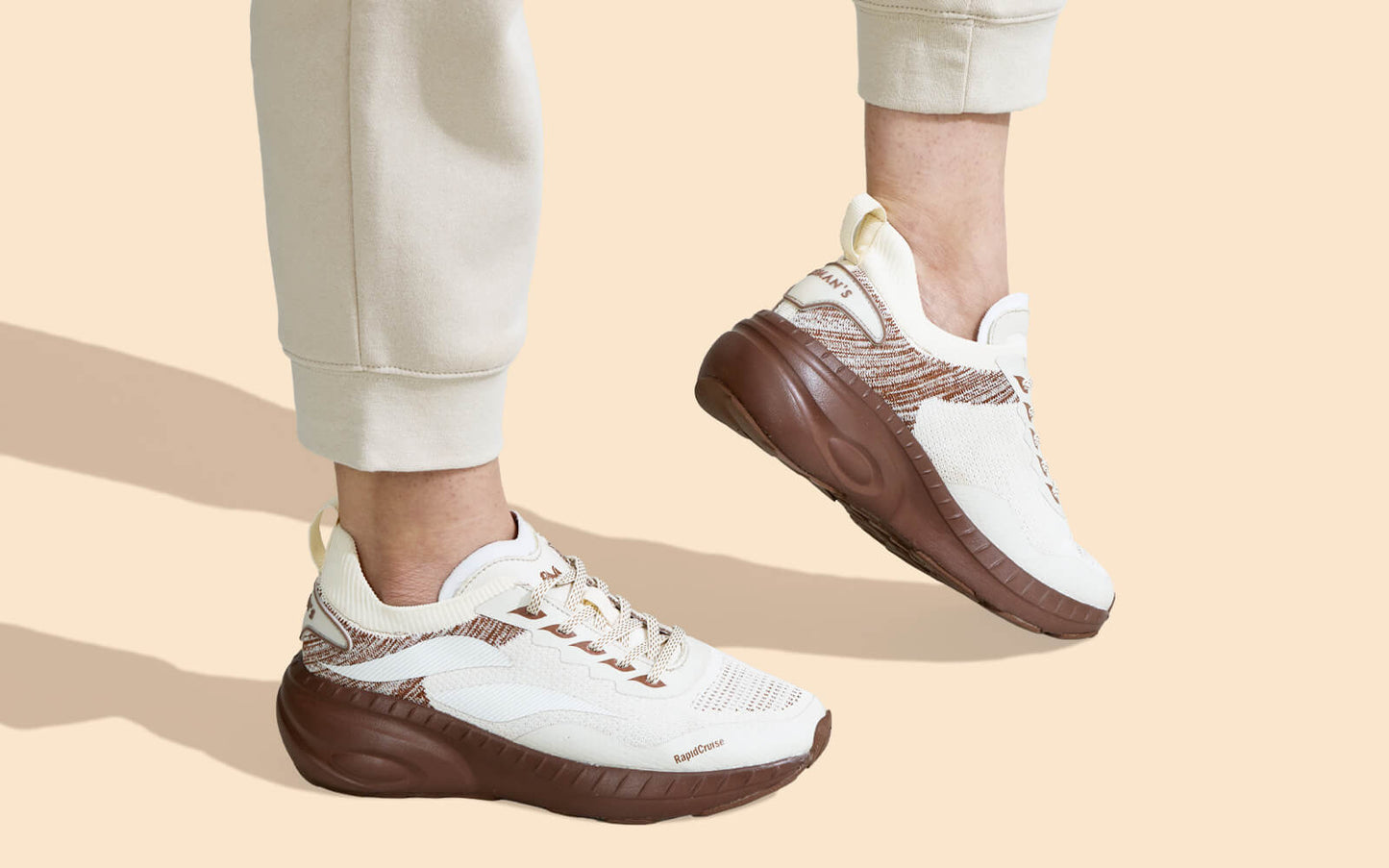 Begin Walk Pulse For Men : Ivory Brown by My Store