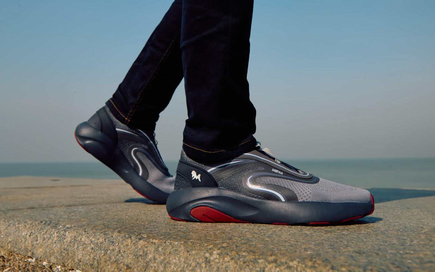 Begin Walk - Unwind : Grey-Red by My Store