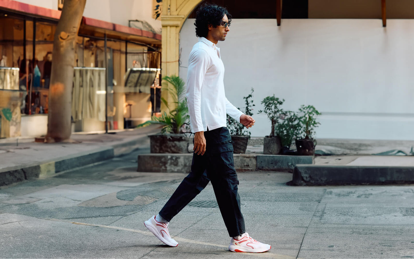 Begin Walk - Unwind : White-Red by My Store