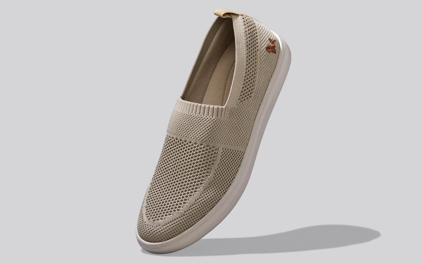 Casual Ease Slip Ons : Taupe by My Store