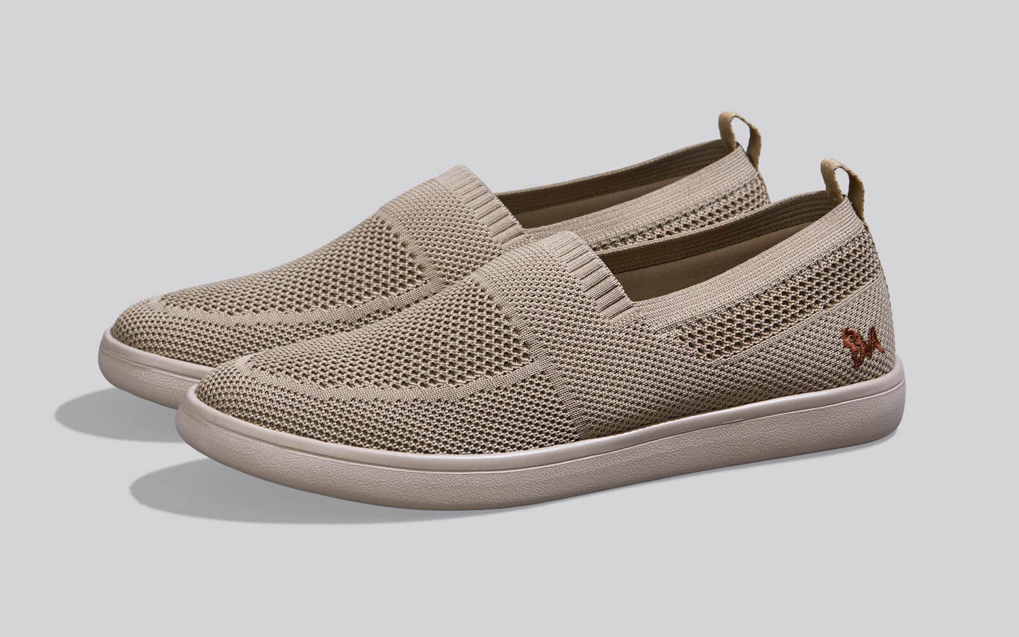 Casual Ease Slip Ons : Taupe by My Store
