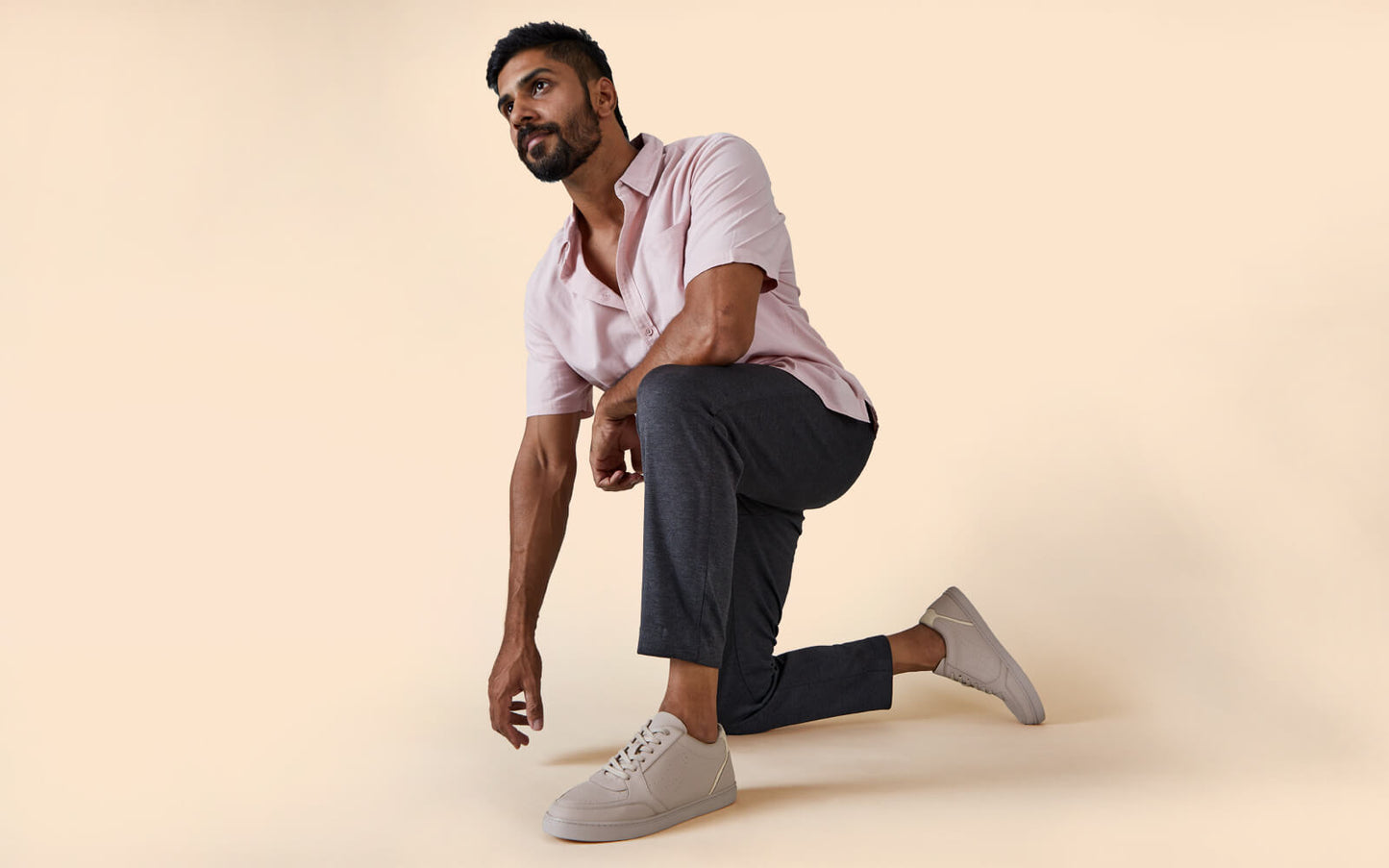 Casual Pop Sneakers : Taupe by My Store