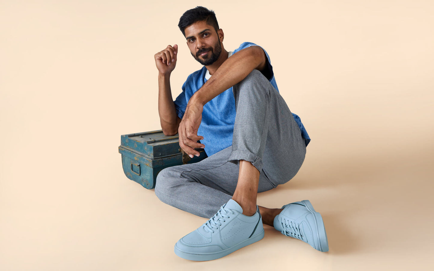 Casual Pop Sneakers : Blue by My Store