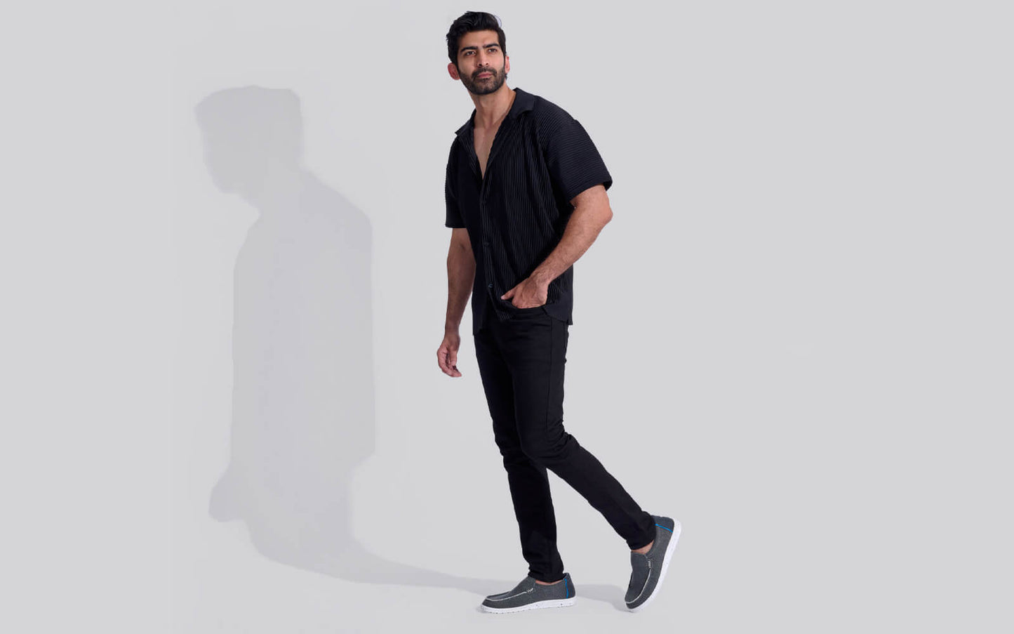 The Wanderers Slip Ons : Black by My Store