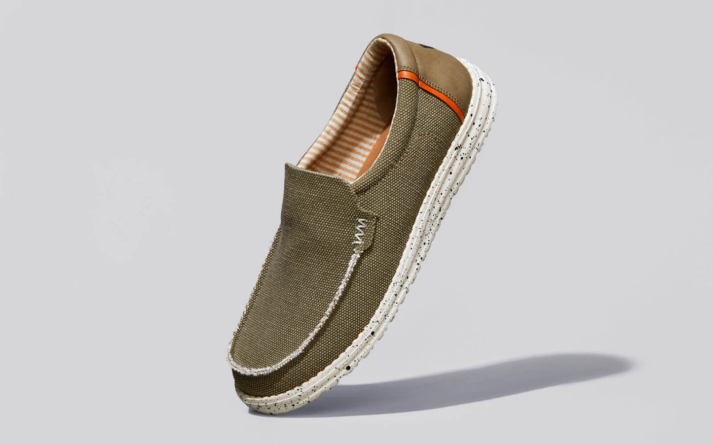 The Wanderers Slip Ons : Olive by My Store