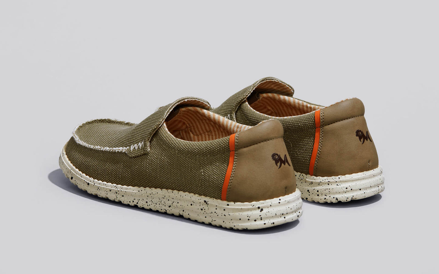The Wanderers Slip Ons : Olive by My Store