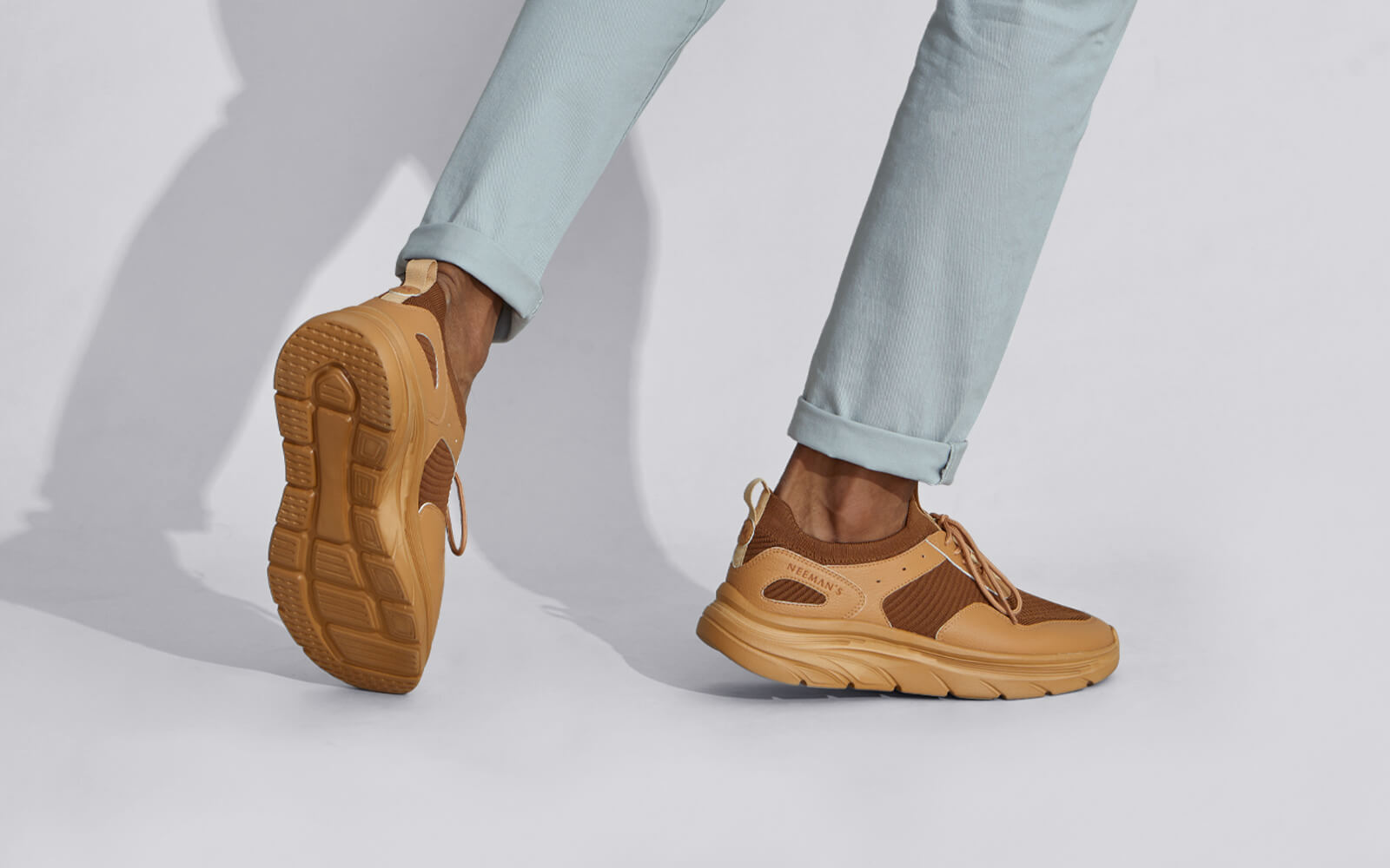 High Wave Sneakers : Tan by My Store