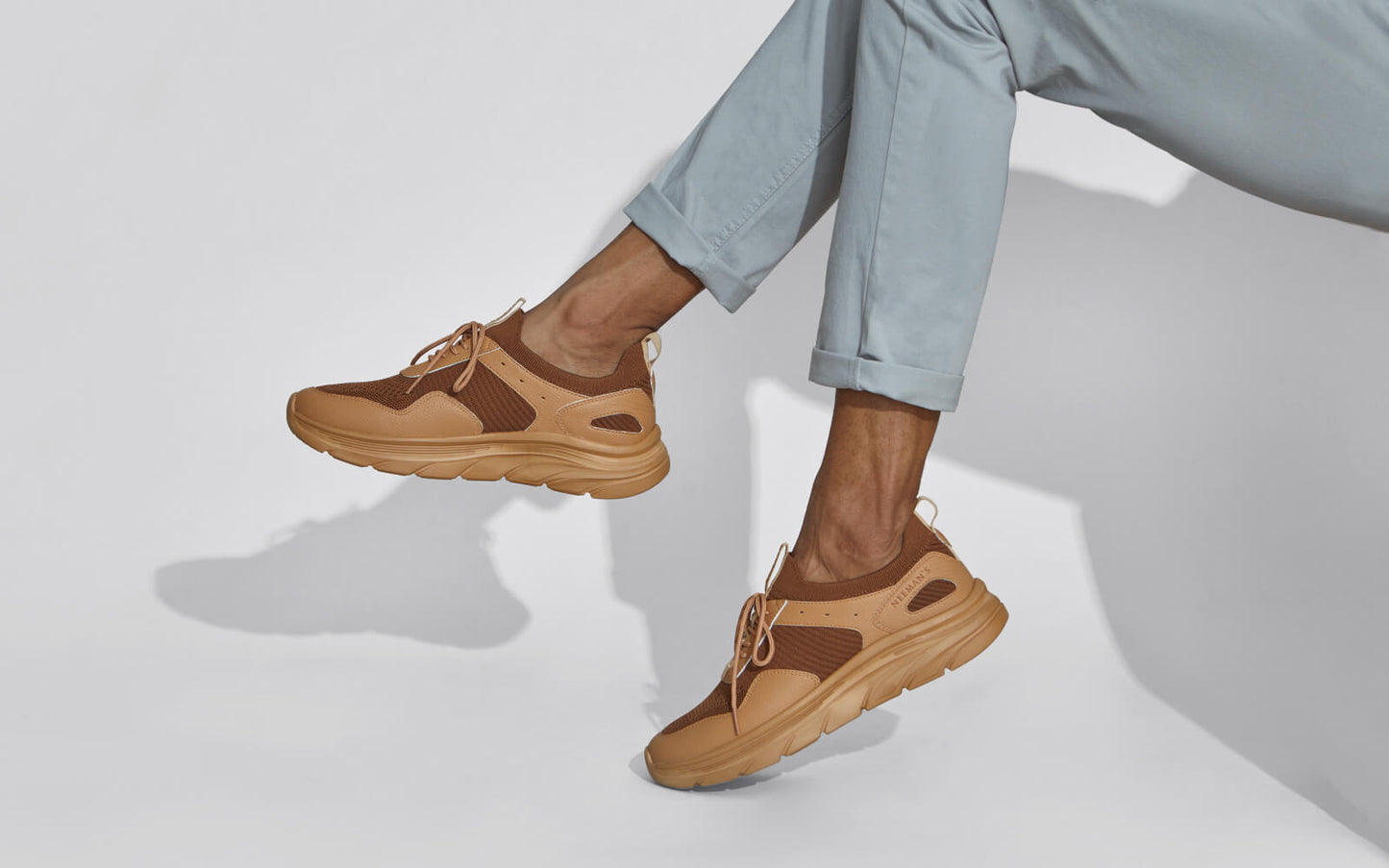 High Wave Sneakers : Tan by My Store