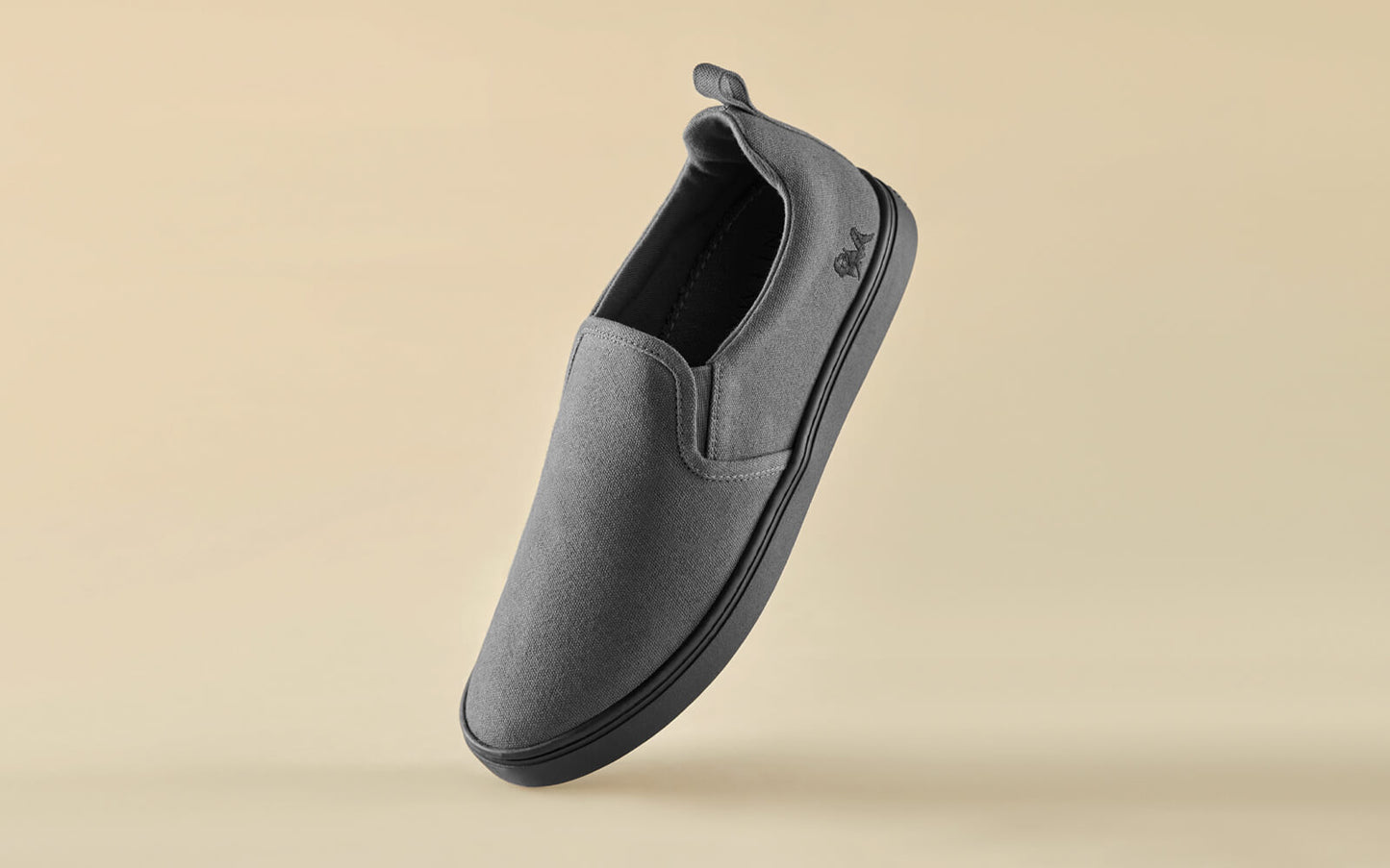 Cotton Slip Ons : Pebble Grey by My Store