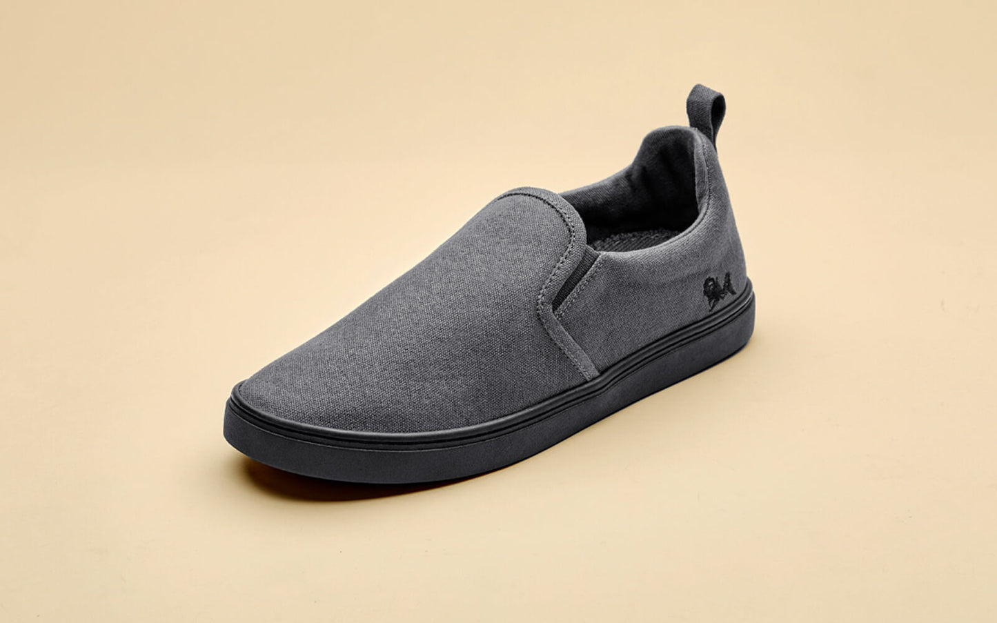 Cotton Slip Ons : Pebble Grey by My Store
