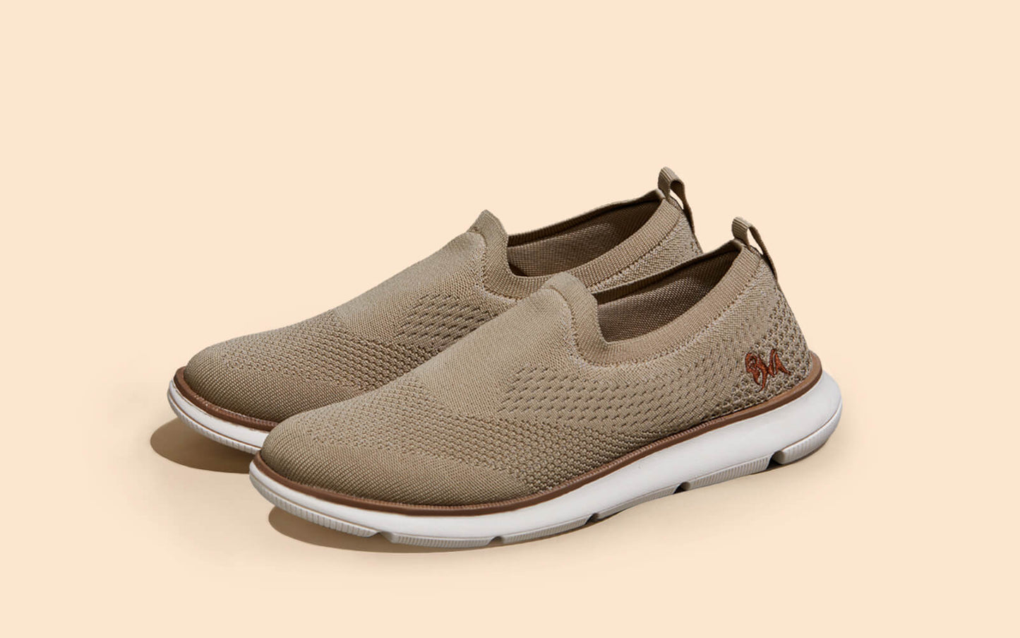 Dress Slip Ons : Beige by My Store