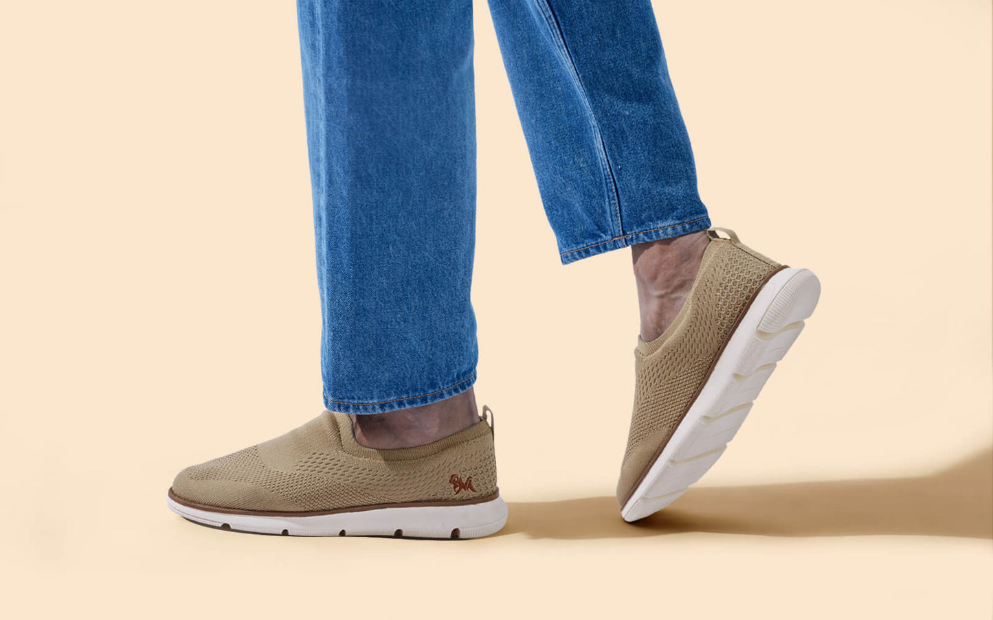 Dress Slip Ons : Beige by My Store