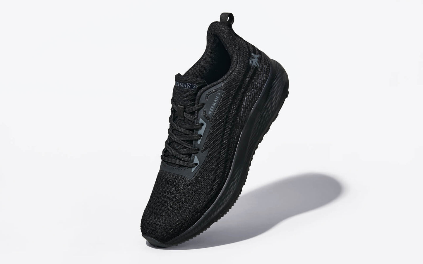 Dashing Walkers – Black | Stylish & Comfortable Black Walking Shoes for Daily Wear