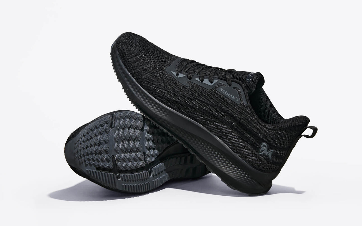 Dashing Walkers – Black | Stylish & Comfortable Black Walking Shoes for Daily Wear