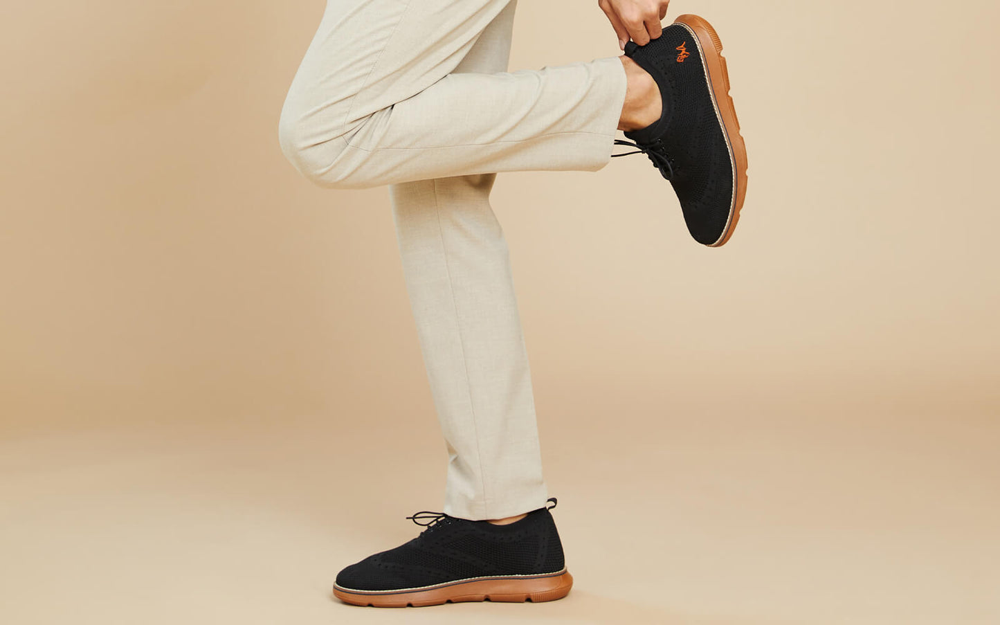 Dress Sneakers : Black Tan by My Store