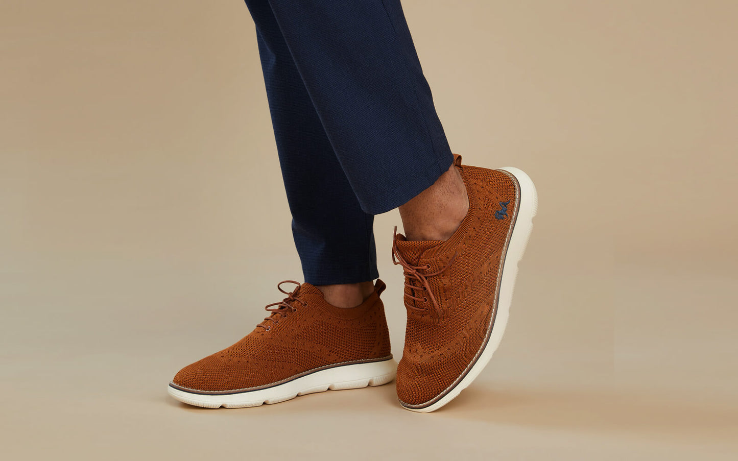 Dress Sneakers : Brown Ivory by My Store
