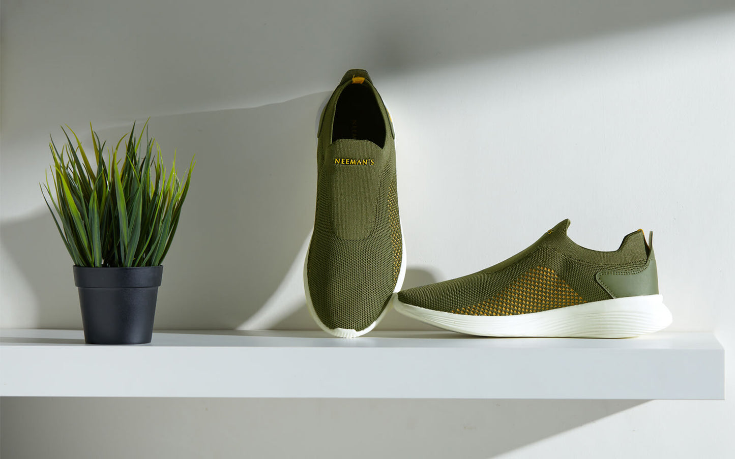 Everyday Basic Slip Ons : Citrus Olive by My Store