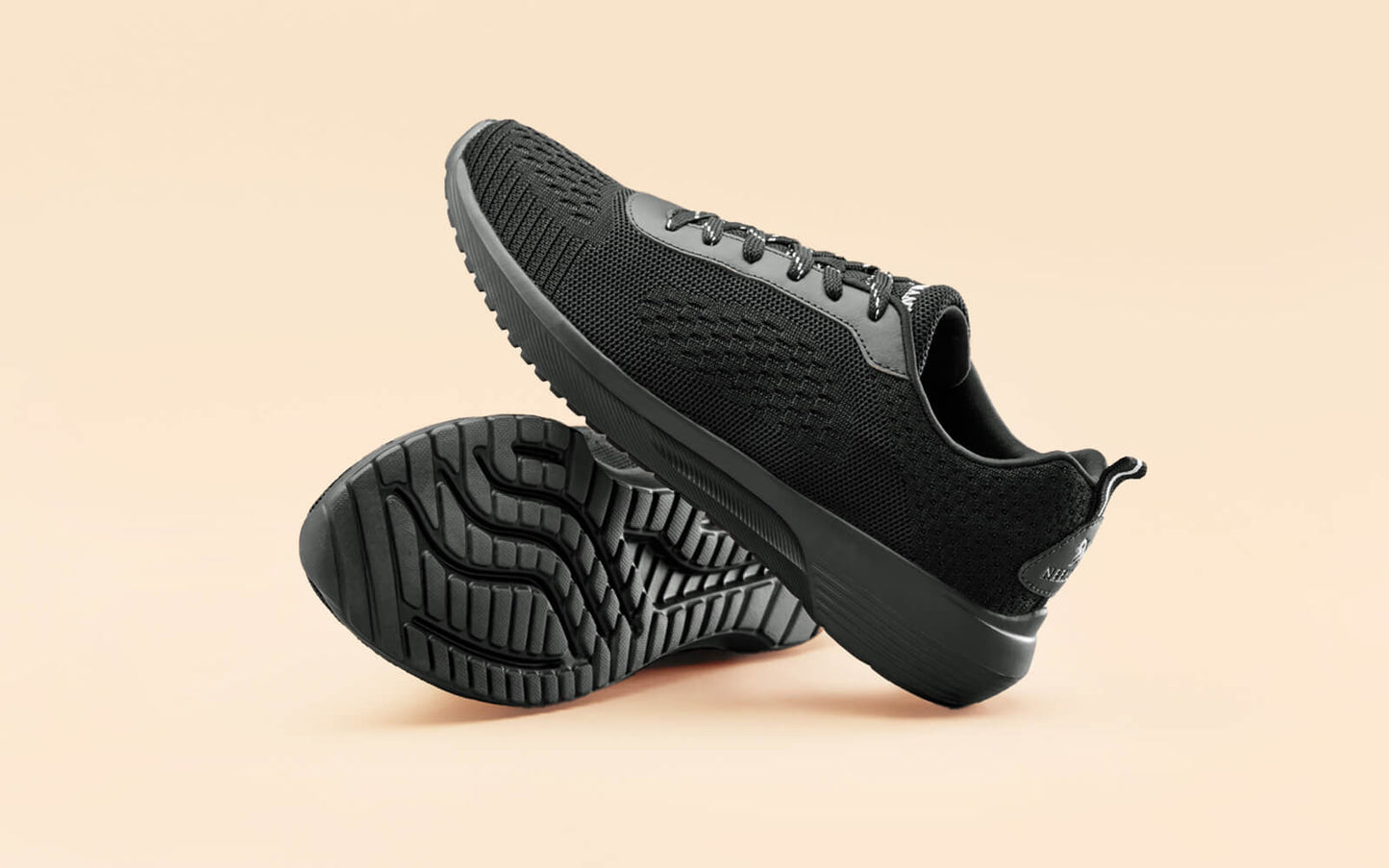 Everyday Basic Sneakers – Electric Black | Sleek, Comfortable Black Sneakers for Daily Wear by My Store