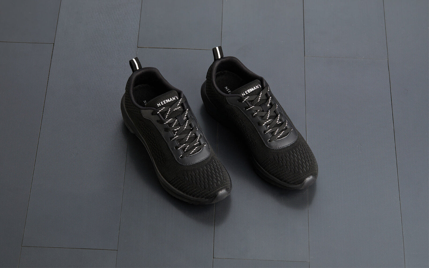 Everyday Basic Sneakers – Electric Black | Sleek, Comfortable Black Sneakers for Daily Wear by My Store