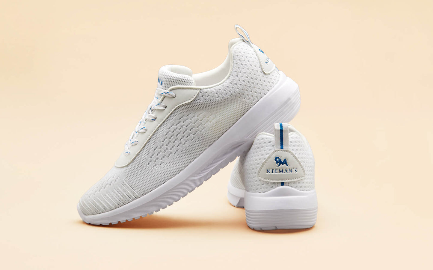 Everyday Basic Sneakers – Powder White | Lightweight, Minimalist Sneakers for Daily Wear