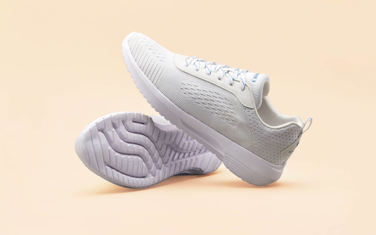 Everyday Basic Sneakers – Powder White | Lightweight, Minimalist Sneakers for Daily Wear