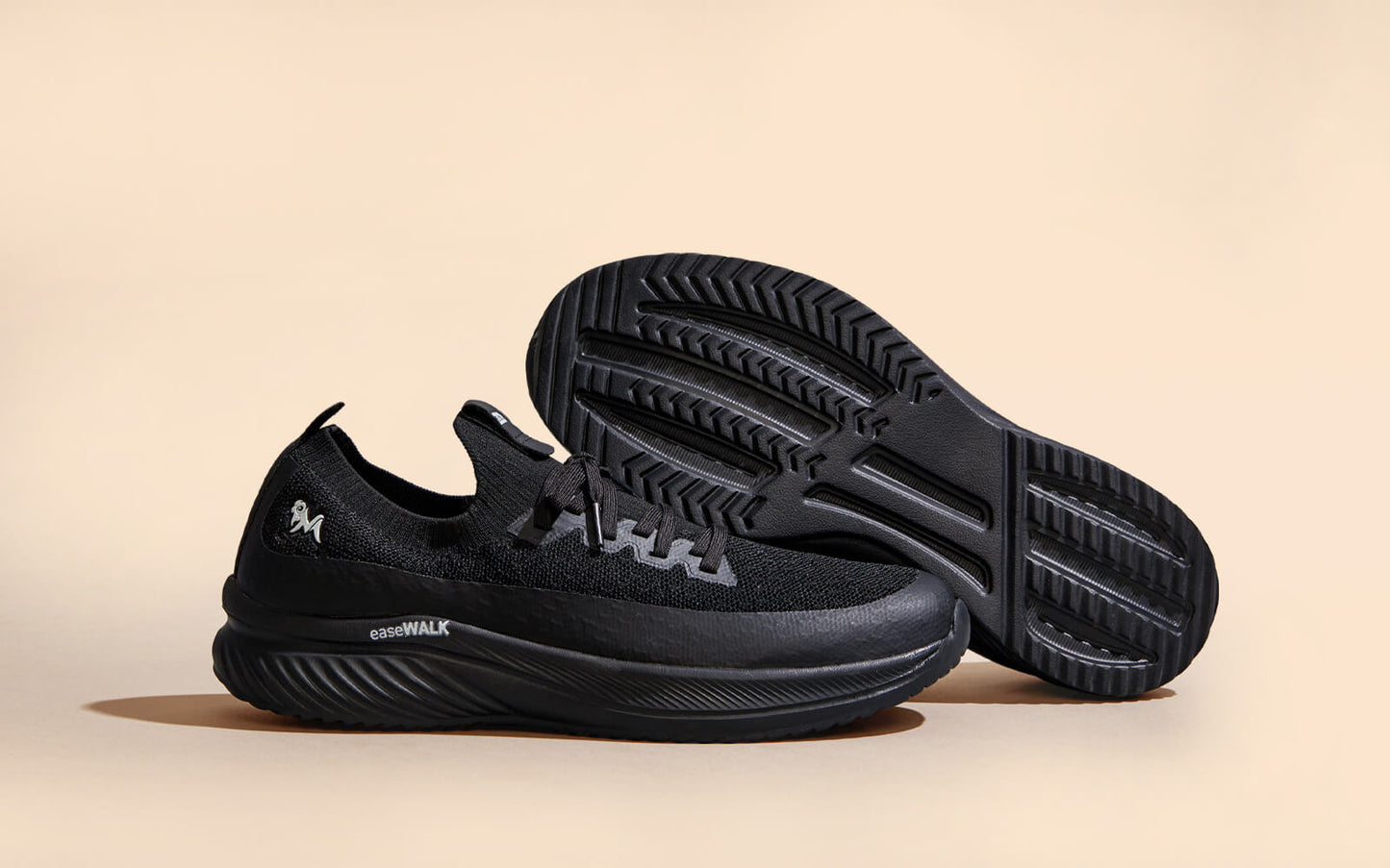 Ease Walk Sneakers : Black by My Store