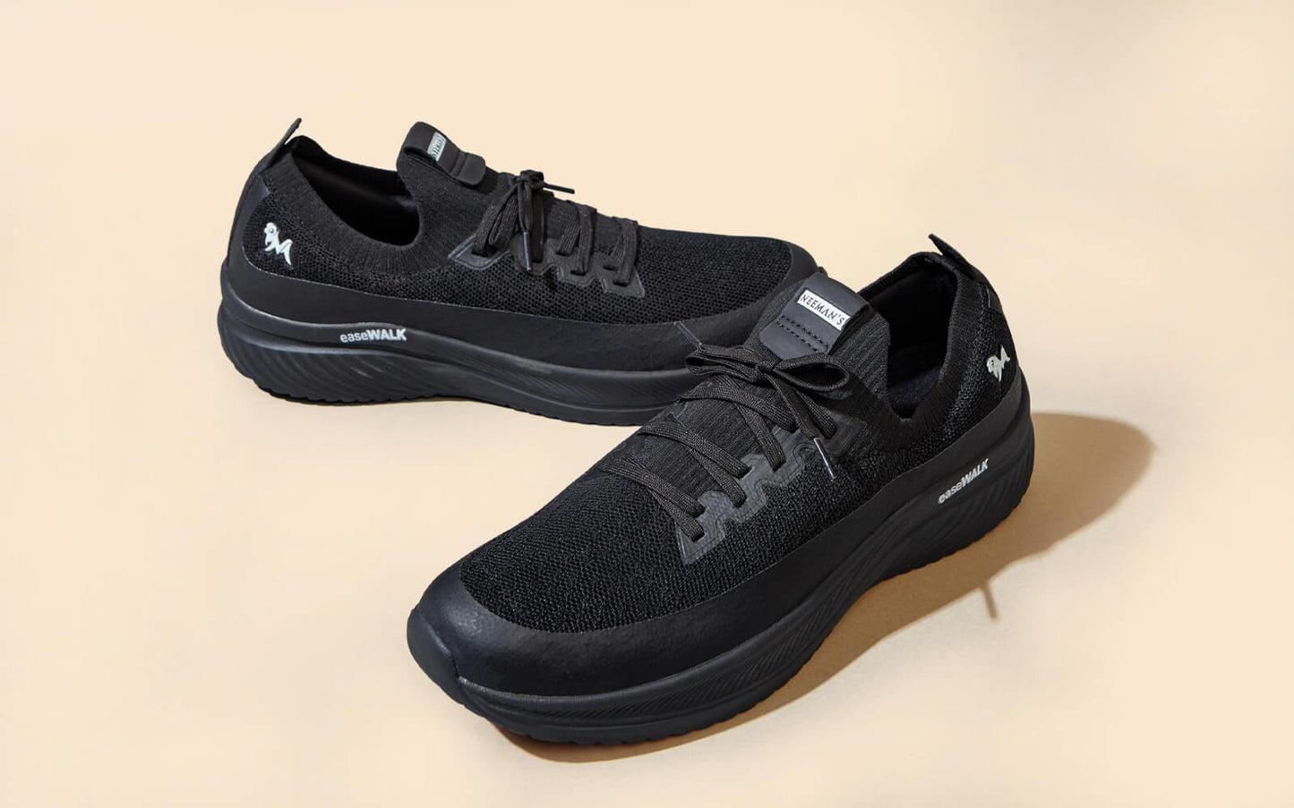 Ease Walk Sneakers : Black by My Store