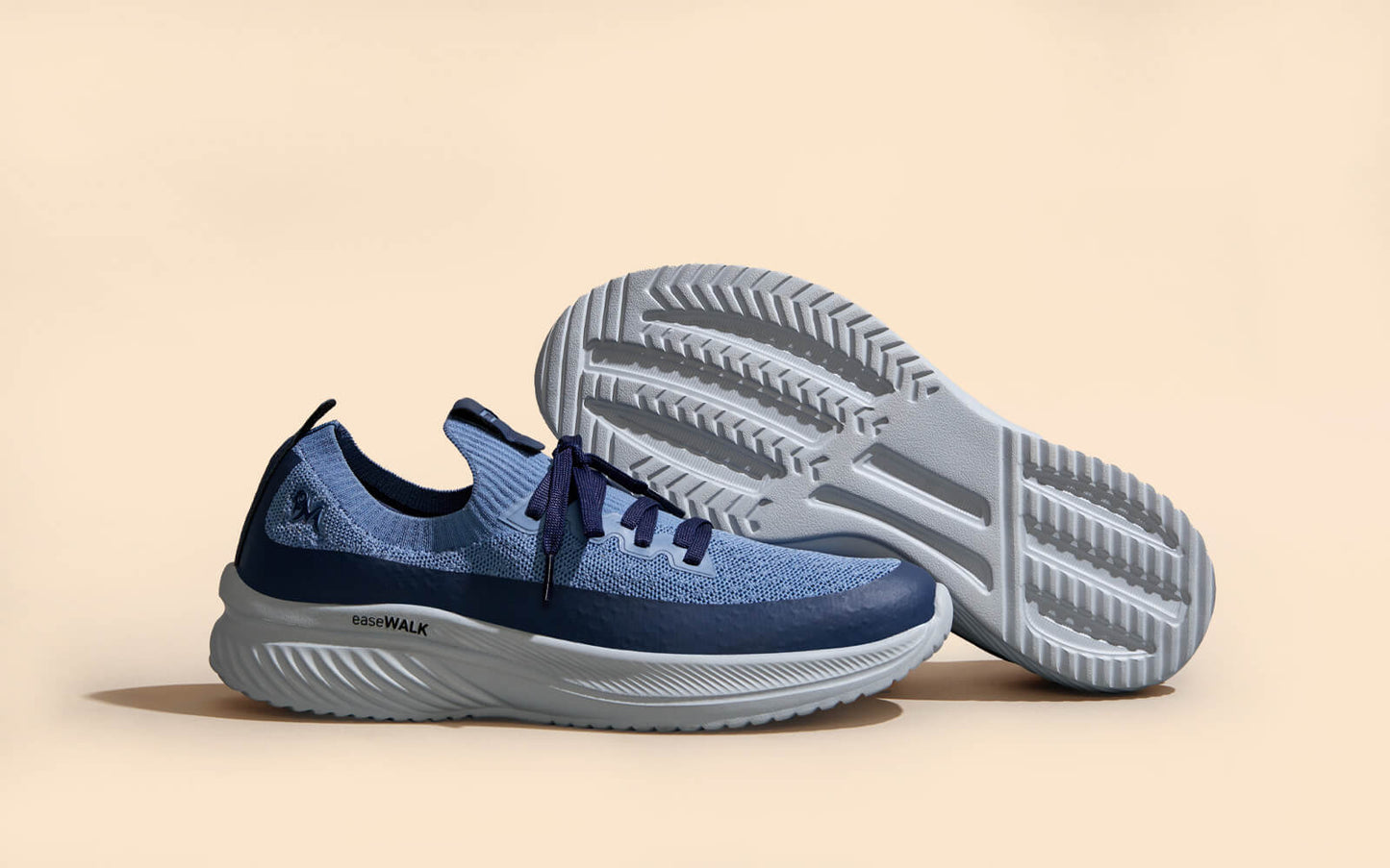 Ease Walk Sneakers : Blue by My Store