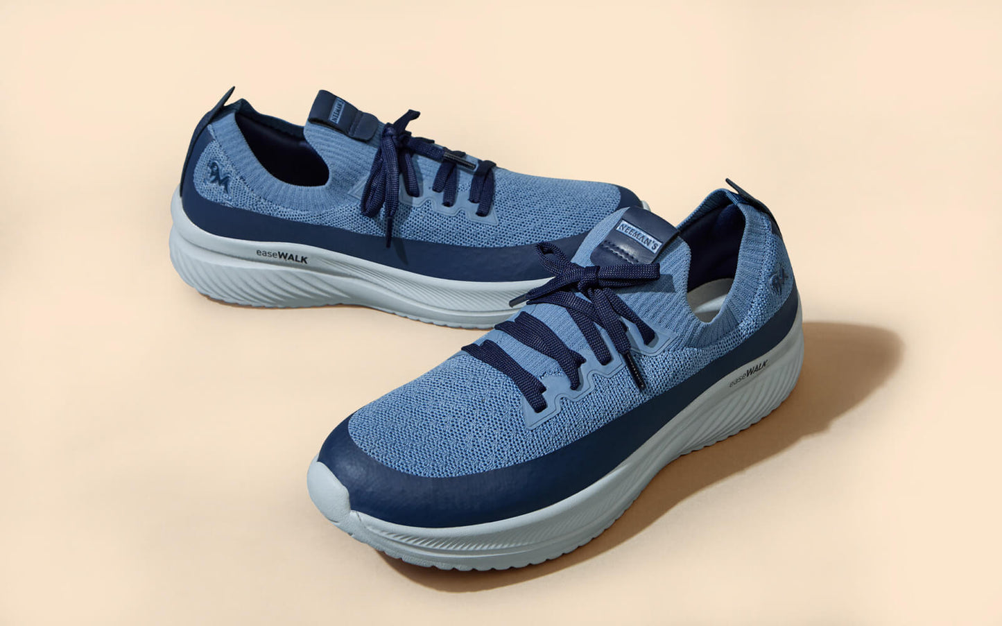 Ease Walk Sneakers : Blue by My Store