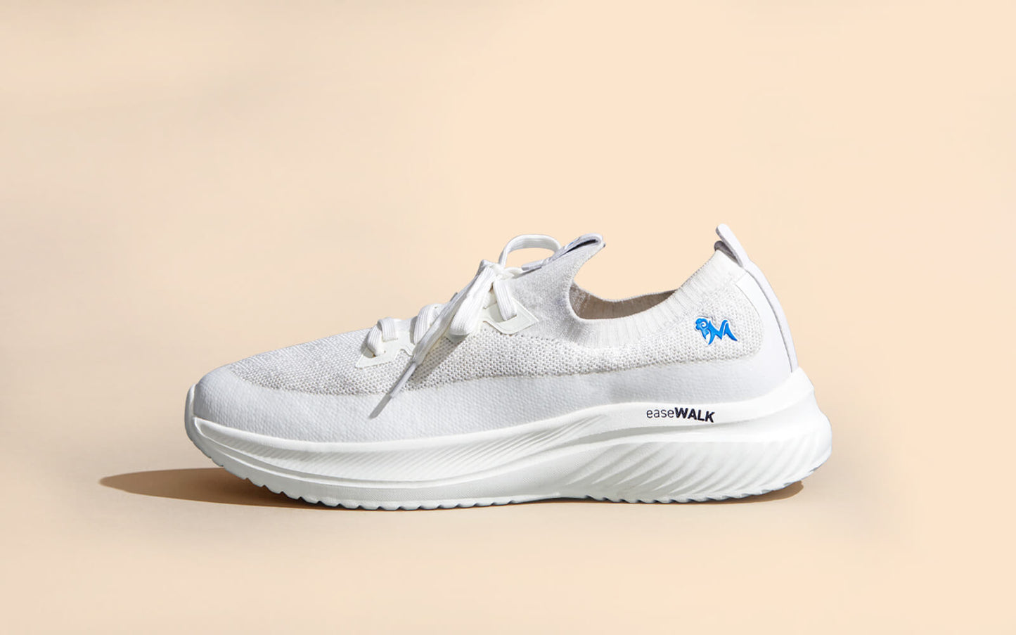 Ease Walk Sneakers : White by My Store