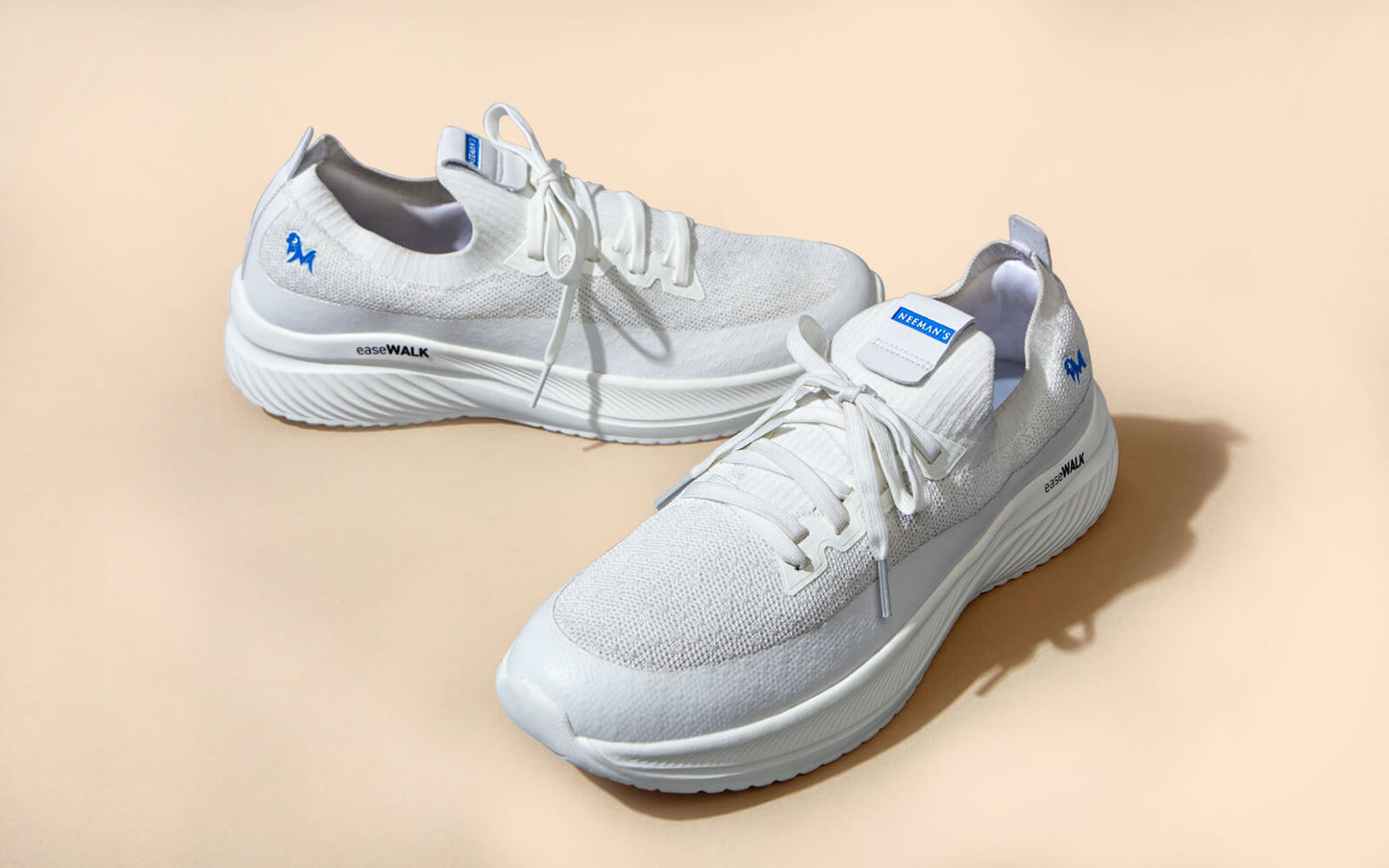 Ease Walk Sneakers : White by My Store