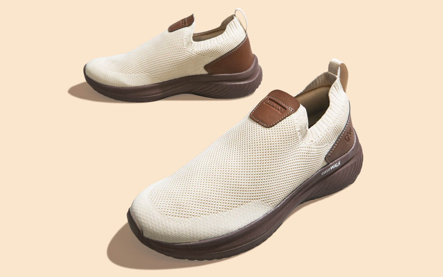 Ease Walk Neo : Ivory Brown by My Store