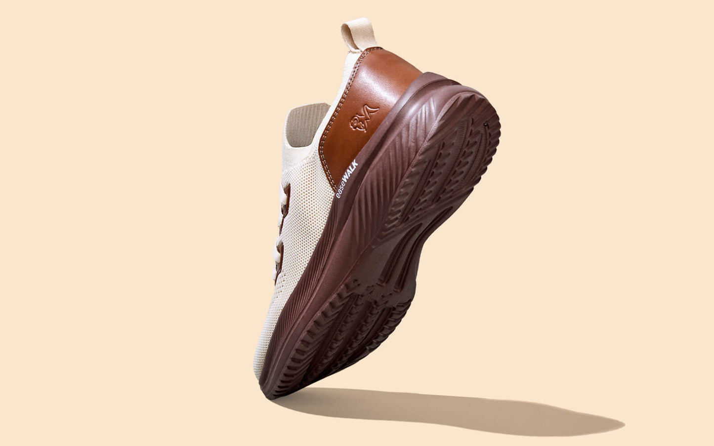 Ease Walk Snug : Ivory Brown by My Store