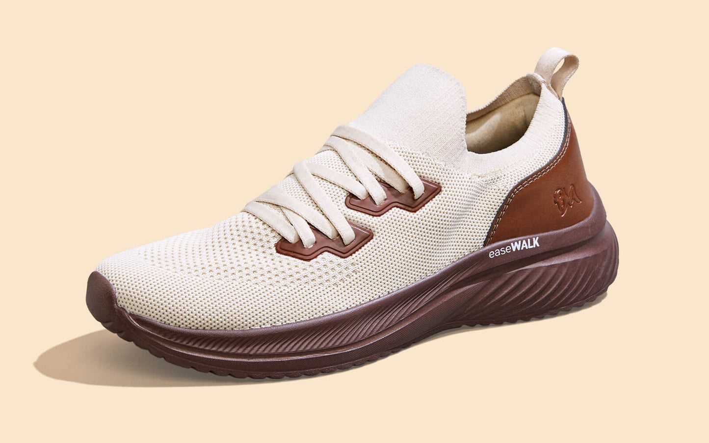 Ease Walk Snug : Ivory Brown by My Store