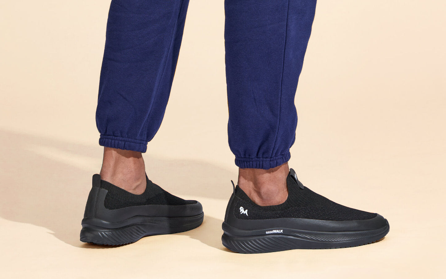 Ease Walk Slip Ons : Black by My Store
