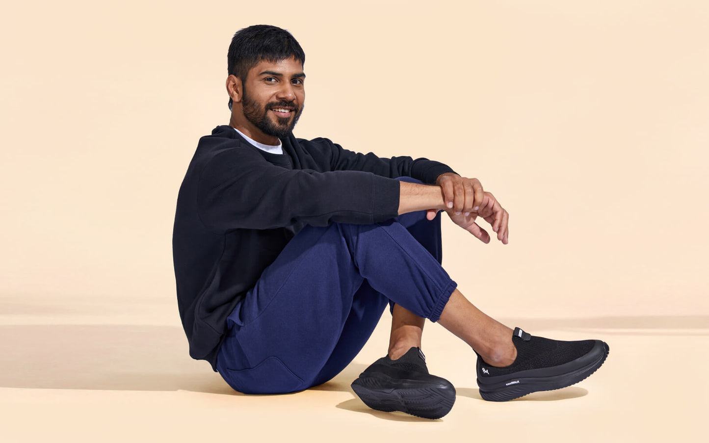 Ease Walk Slip Ons : Black by My Store