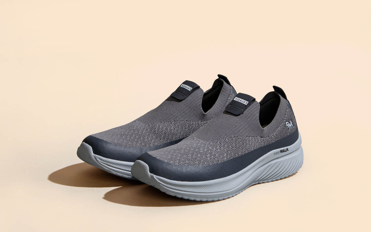 Ease Walk Slip Ons : Grey by My Store